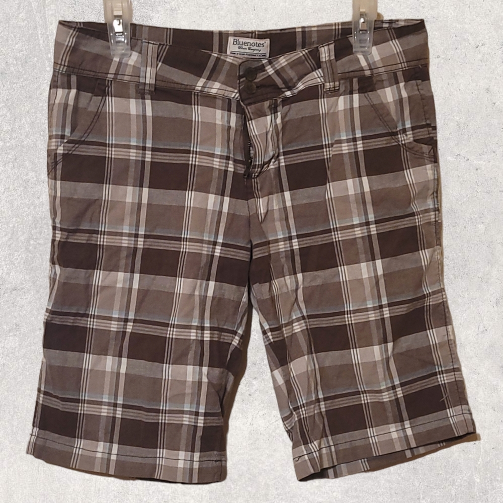 🛍️ BLUENOTES - Plaid Bermuda Shorts